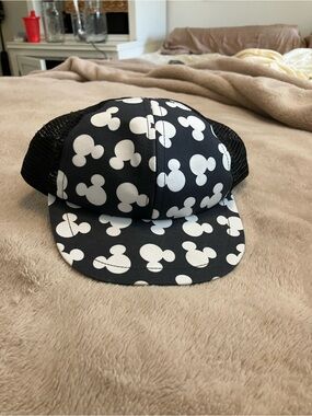 George Black Mesh Trucker Hat with White Tag